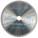 Lame carbure Drytech® LBS shock resistant ø 255 mm / 66D pour acier (parois minces)