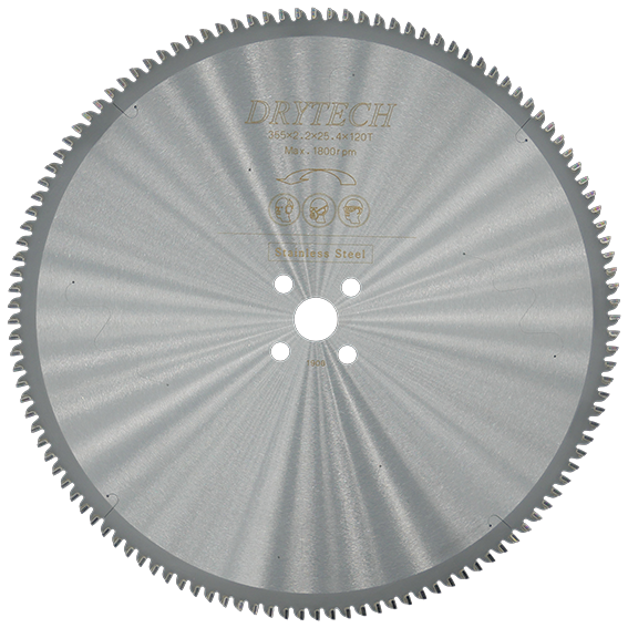 Drytech® HM-zaagblad  Ø 355 mm / 120T voor staal & inox (dun)