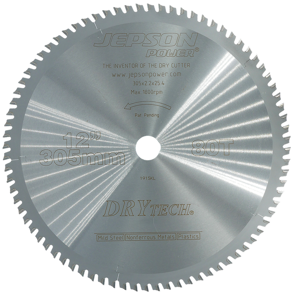 [600540] 12'' Drytech® carbide tipped saw blade ø 305 mm / 80T for steel (thin walled)
