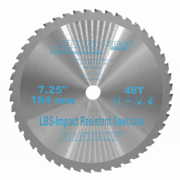 [72218448] Hoja de sierra con punta de carburo Drytech® de 7 1/4'' LBS resistente a impactos ø 184 mm / 48T para acero (pared delgada)